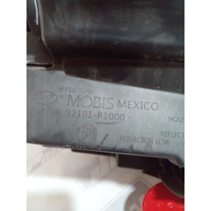 Farol Esquerdo Hyundai HB20 Máscara Negra Hy-20 Ano 2020 2021 2022 - Usado