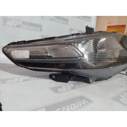Farol Direito Honda City H-03 Ano 2009 2010 2011 2012 2013 - Usado
