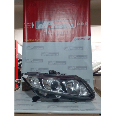Farol Direito Honda Civic H-07 Ano 2012 2013 2014 2015 2016 - Usado