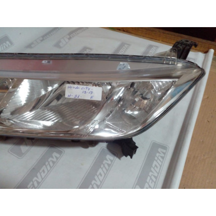 Farol Esquerdo Honda City Cromado H-21 Ano 2015 2016 2017 - Usado