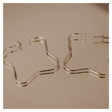 Argola Quadrada Ondas