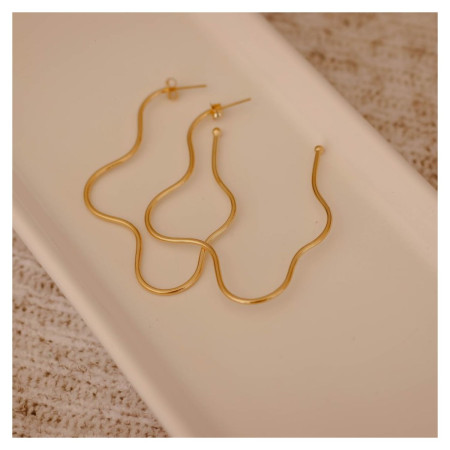 Argola Onda Irregular