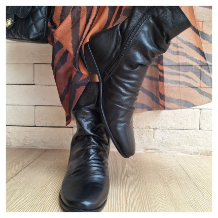 Bota Enrugada Perlatto