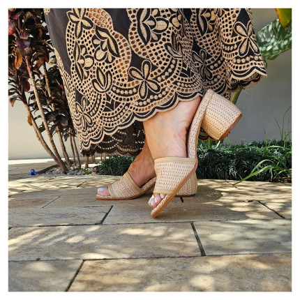 Tamanco Palha Carrano