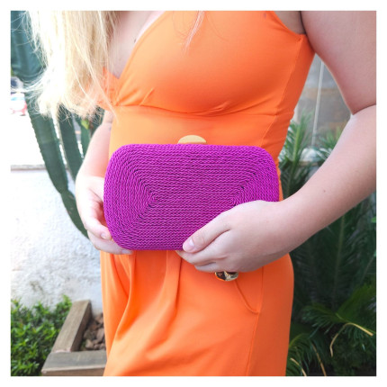 Clutch Corda Fucsia