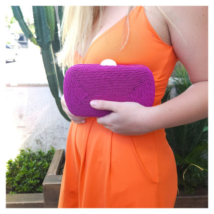 Clutch Corda Fucsia