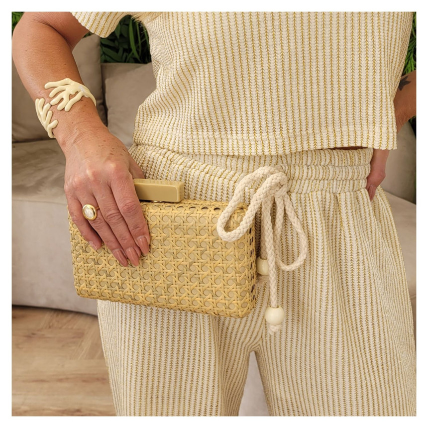 Clutch Palha Vazada Klaus