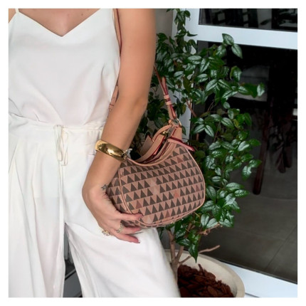 Bolsa Triângle Bege Schutz