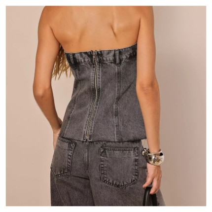 Tomara Que Caia Jeans Escuro