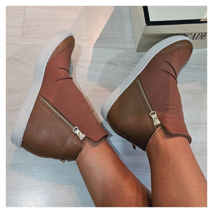 Sneaker Nylon Caramelo Orcade