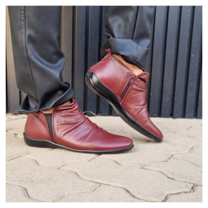 Bota Enrugada Baixa Perlatto