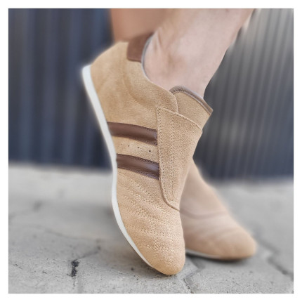 Tênis Bege Nobuk Orcade