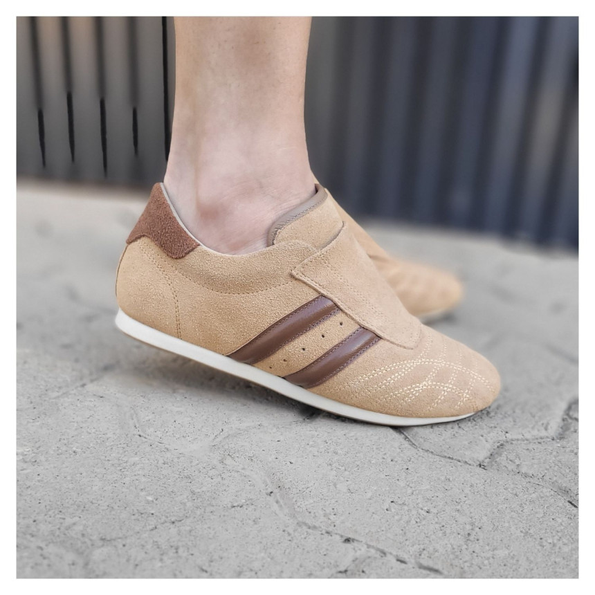 Tênis Bege Nobuk Orcade