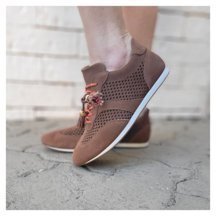 Tênis Nobuck Marrom