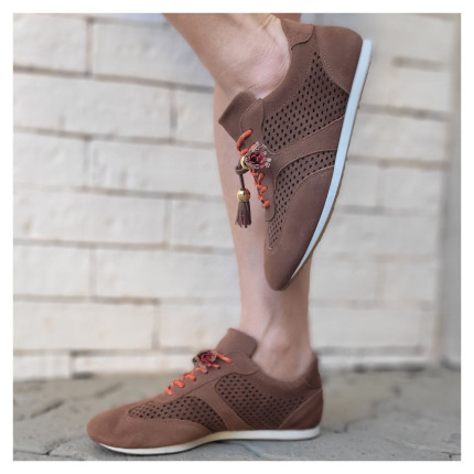 Tênis Nobuck Marrom