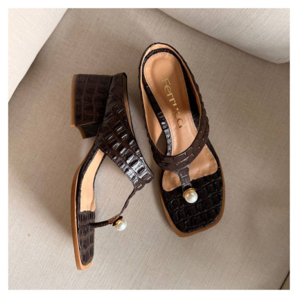 Tamanco Ferrucci Croco