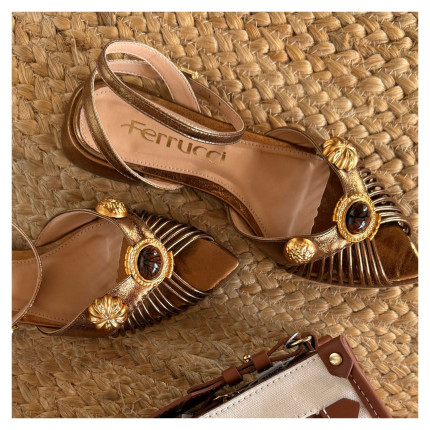 Slingback Metalizado Ferrucci