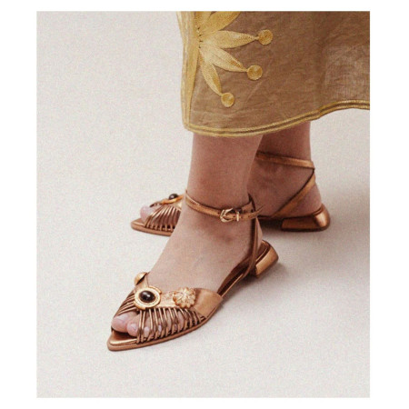 Slingback Metalizado Ferrucci