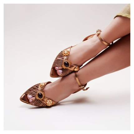 Slingback Metalizado Ferrucci