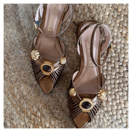 Slingback Metalizado Ferrucci