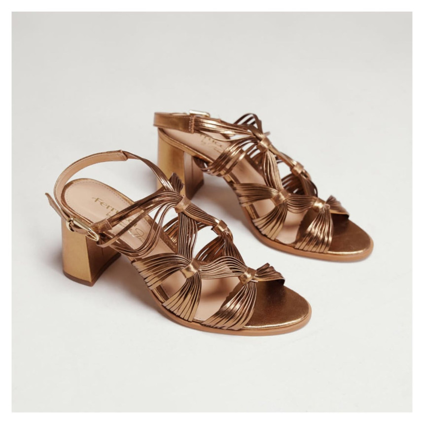 Sandália Metalizada Ferrucci