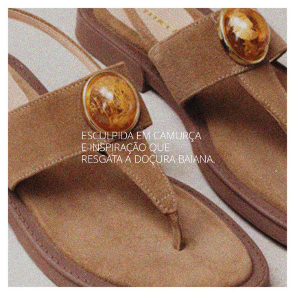 Rasteira Nobuck Ferrucci