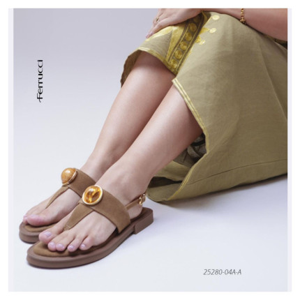 Rasteira Nobuck Ferrucci