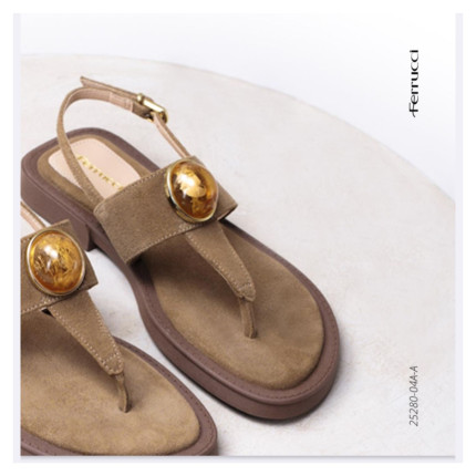 Rasteira Nobuck Ferrucci