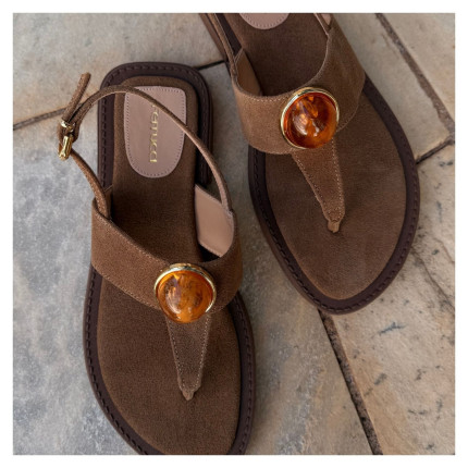 Rasteira Nobuck Ferrucci