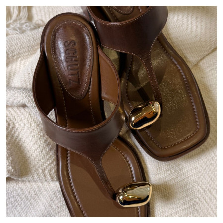 Tamanco Marrom Schutz