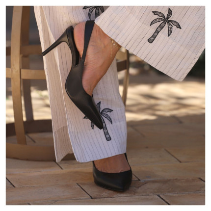 Scarpin Couro Carrano