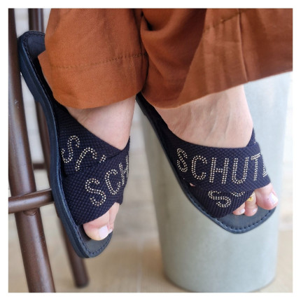 Rasteira Tecido Schutz