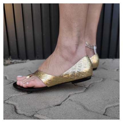 Rasteira Ferrucci Croco