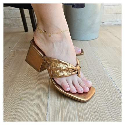 Tamanco Metalizado Orcade