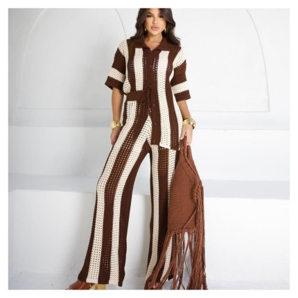 Conjunto Tricot Listrado