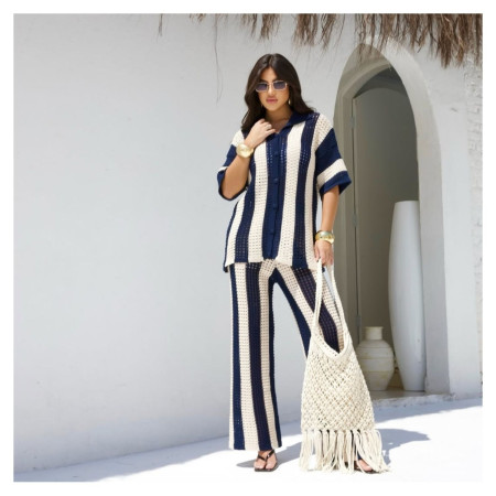 Conjunto Tricot Listrado