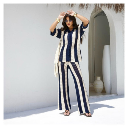 Conjunto Tricot Listrado