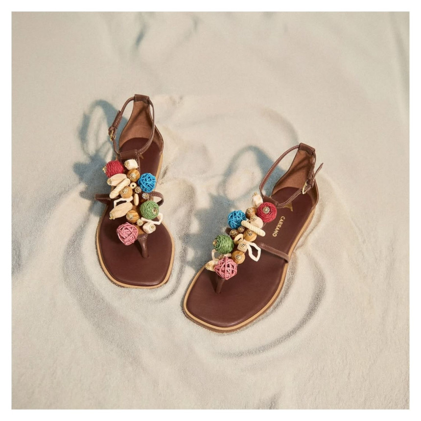 Rasteira Pingentes Carrano