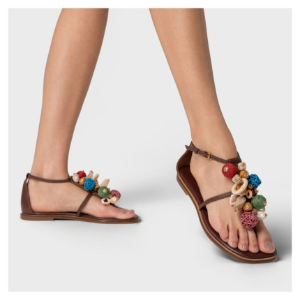 Rasteira Pingentes Carrano