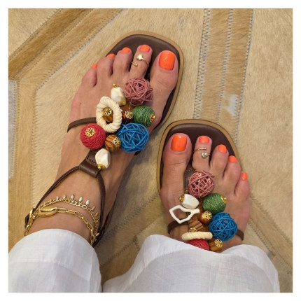 Rasteira Pingentes Carrano