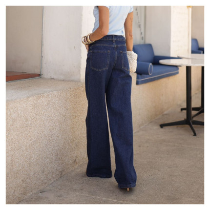 Calça Jeans Wide