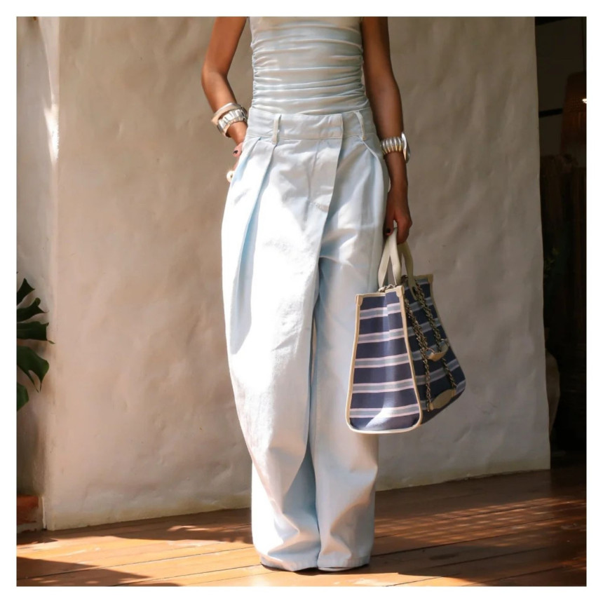 Calça Baby Blue Jeans