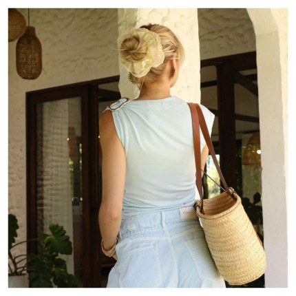 Blusa Malha Drapeada