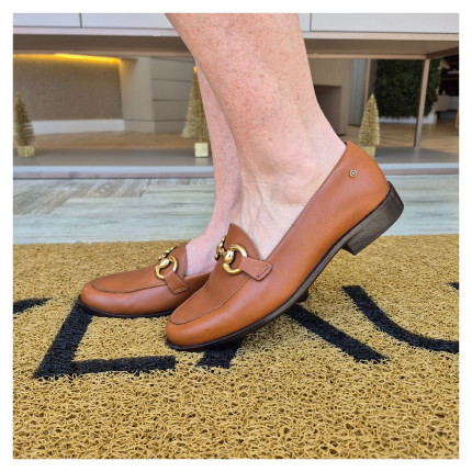 Mocassim Couro Perlatto