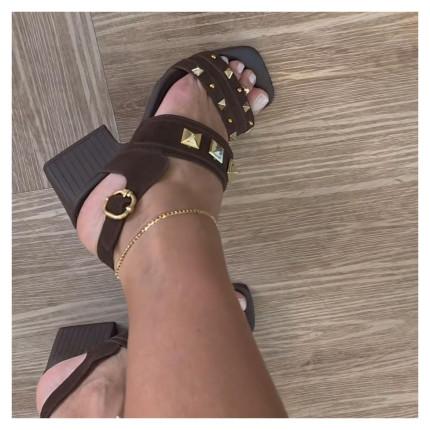 Sandalia Nobuck Orcade