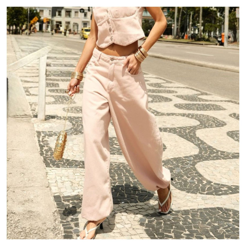 Calça Aladim Rosa