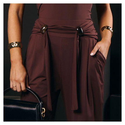 Calça Poliamida Marrom