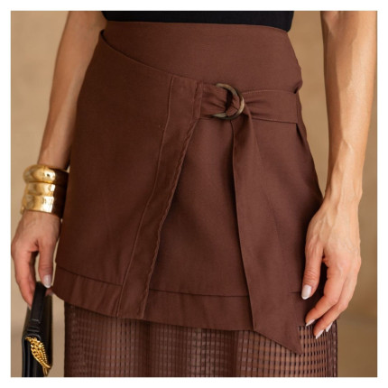 Saia Longa Marrom