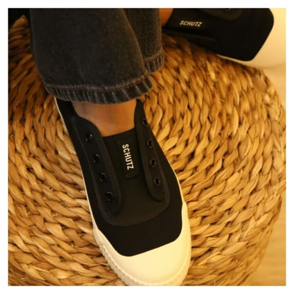 Slip On Schutz Preto
