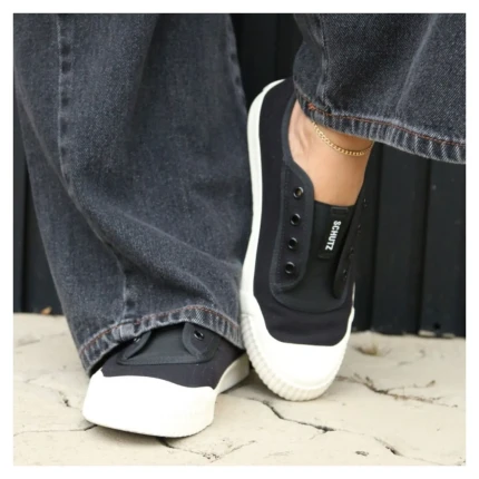 Slip On Schutz Preto
